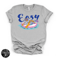 Easy Summer Tee | Retro Tiger Pool Graphic T-Shirt