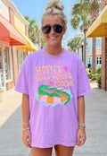 Hotter Than a Hoochie Coochie Graphic Tee | Funny Southern Summer Gator Shirt