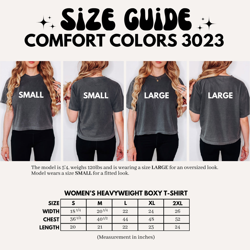 Booked For The Summer Heavyweight Comfort Colors Boxy Cropped Shirt