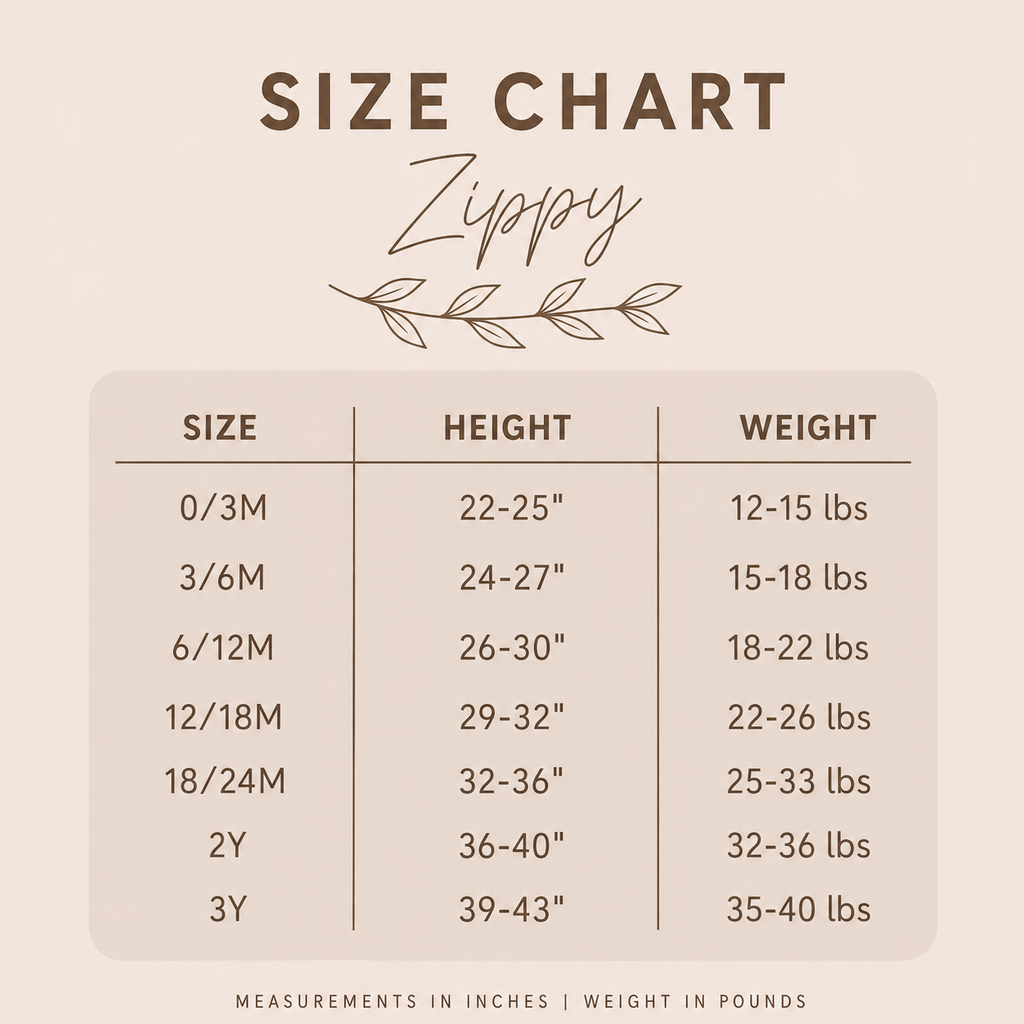 Neutral Gingham Ruffle Bamboo Zippy