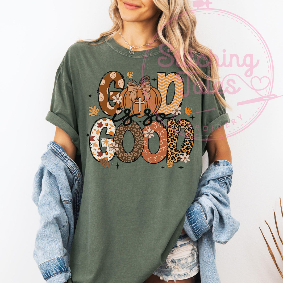 God Is So Good Comfort Colors Tee, Christian Fall Shirt