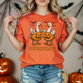 Goosebumps Halloween Tee, Comfort Colors Pumpkin Geese Shirt