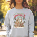 Gingerbread Bakery Christmas Sweatshirt, Vintage Holiday Pullover