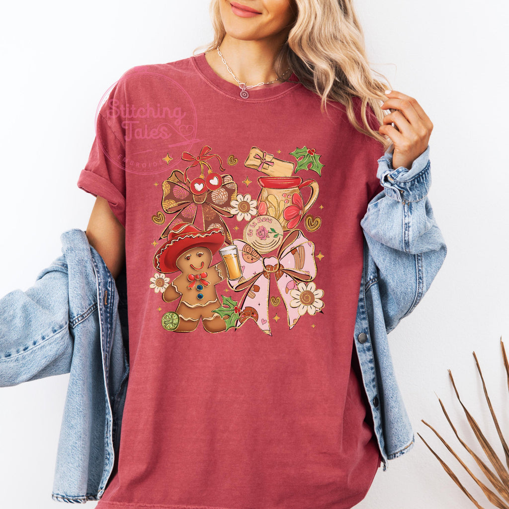 Feliz Navidad Sweatshirt, Gingerbread Cowboy, Latino Christmas