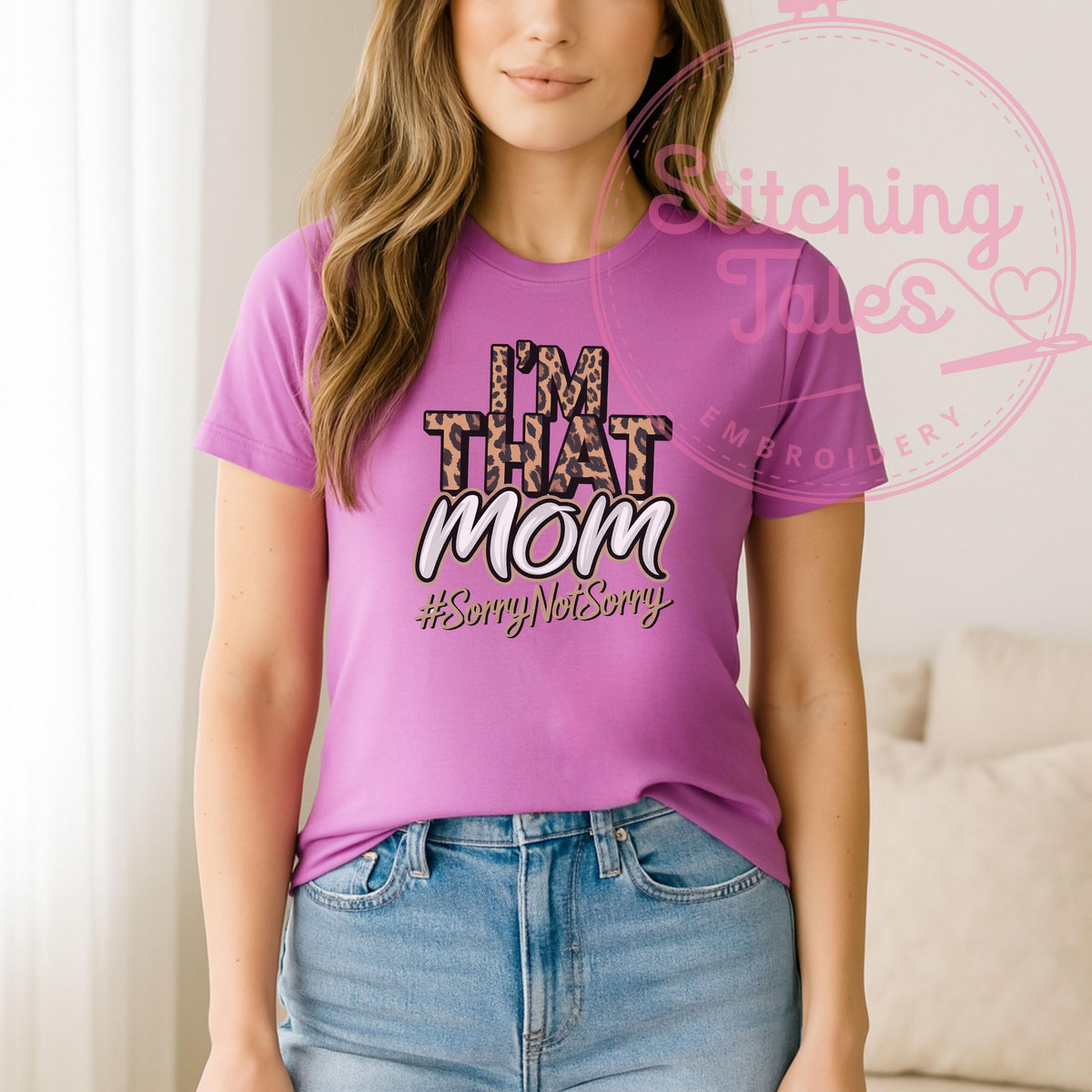 I'm That Mom Shirt, Leopard Print, Funny Momlife Tee