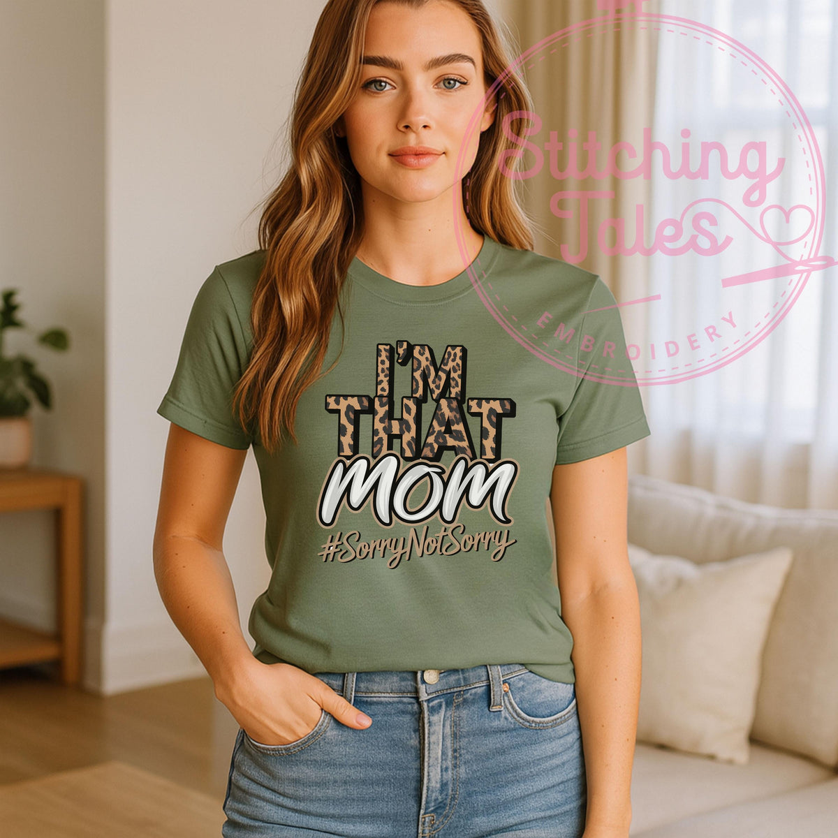 I'm That Mom Shirt, Leopard Print, Funny Momlife Tee