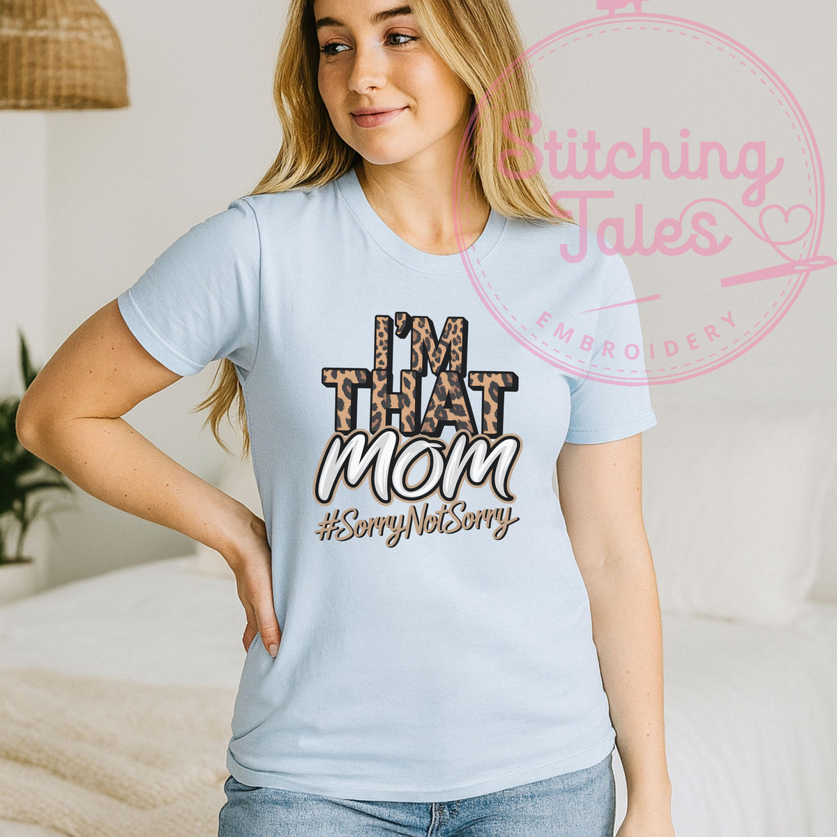 I'm That Mom Shirt, Leopard Print, Funny Momlife Tee
