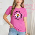 Chronic Anxiety Society Tee, Retro Smiley Flower Graphic, Sarcastic Humor