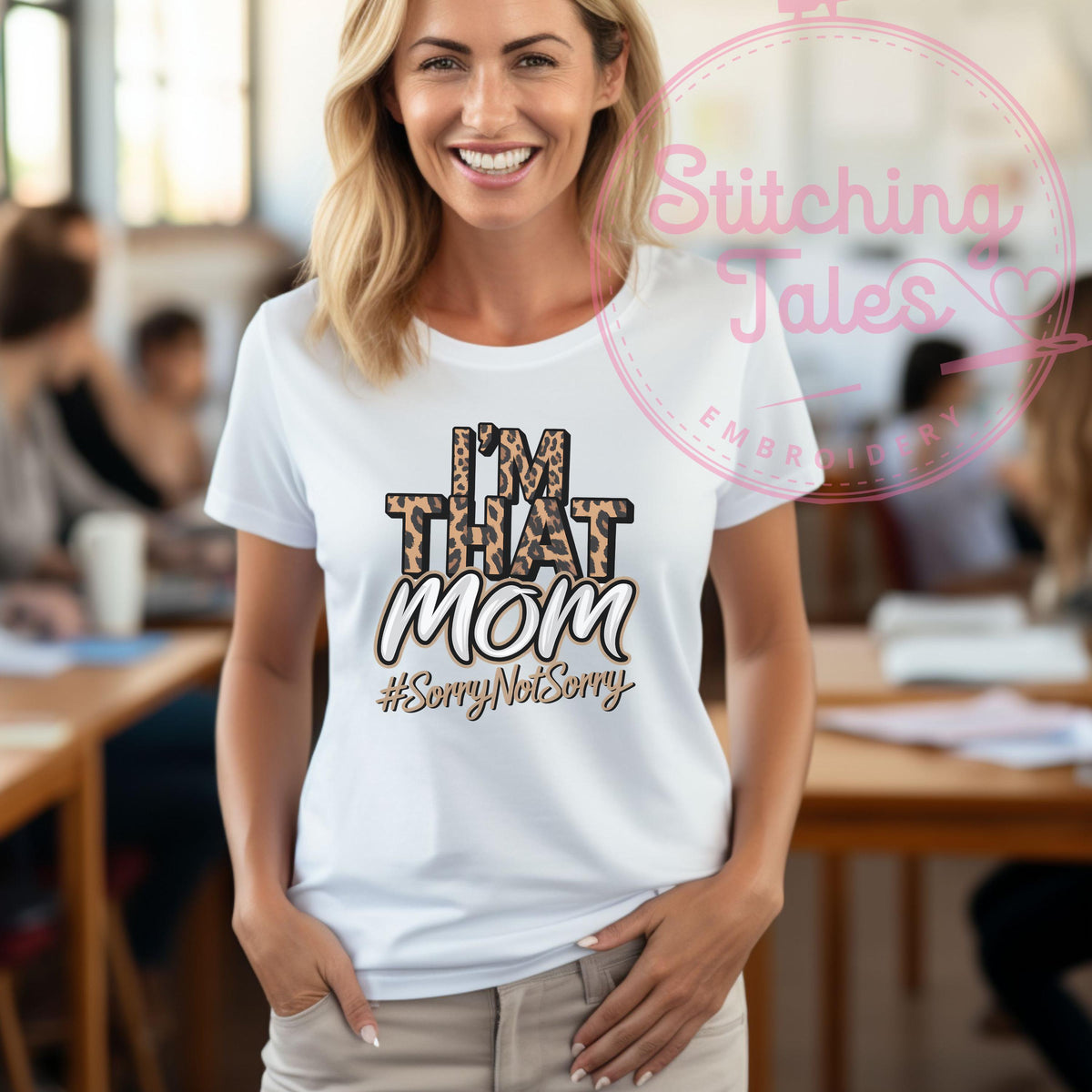 I'm That Mom Shirt, Leopard Print, Funny Momlife Tee