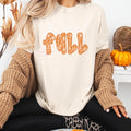 Floral Pumpkin Fall Shirt, Comfort Colors Tee