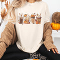 Pumpkin Spice Latte Shirt, Cozy Fall Drinks Tee or Sweatshirt