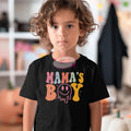 Mama's Boy Toddler Shirt, Retro Smiley Face Tee, Groovy Graphic Tee, Bella Canvas 3001T