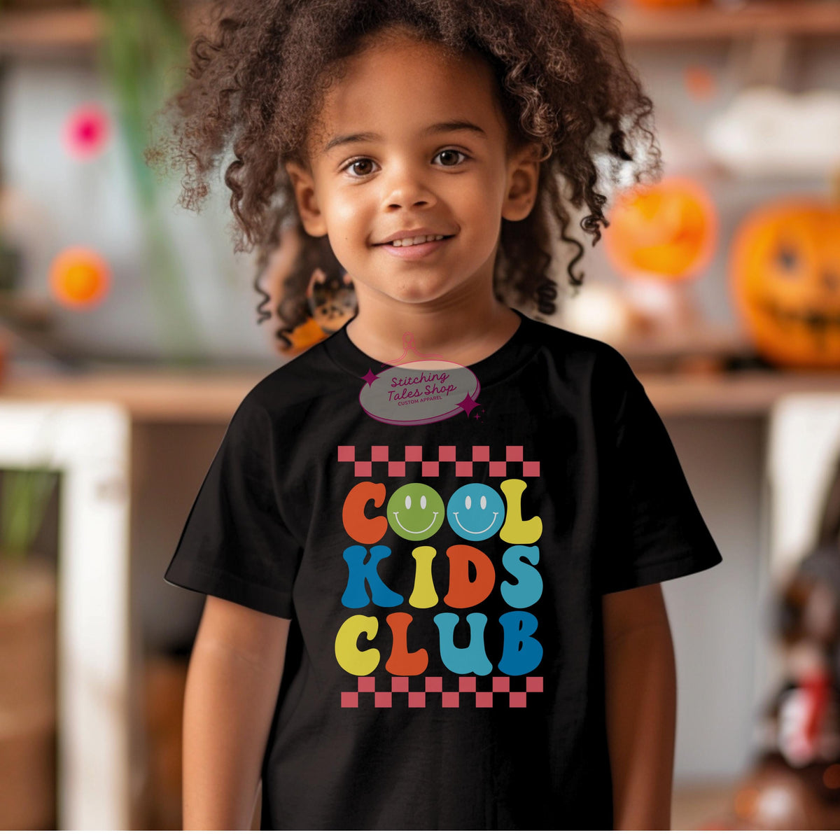Retro Smiley Face Toddler Shirt, Cool Kids Club Tee