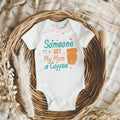 Someone Get My Mom a Coffee Baby Onesie, Funny Baby Shower Gift