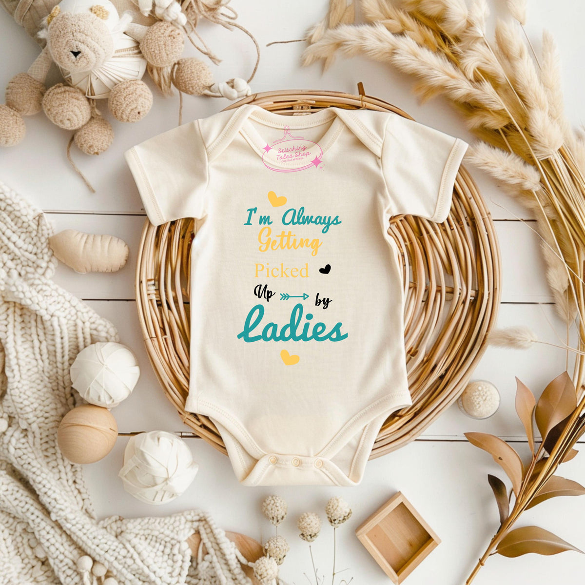 Funny Baby Onesie, I'm Always Getting Picked Up By Ladies