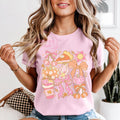 Coquette Fall T-Shirt, Girly Pumpkin Bows, Comfort Colors Tee