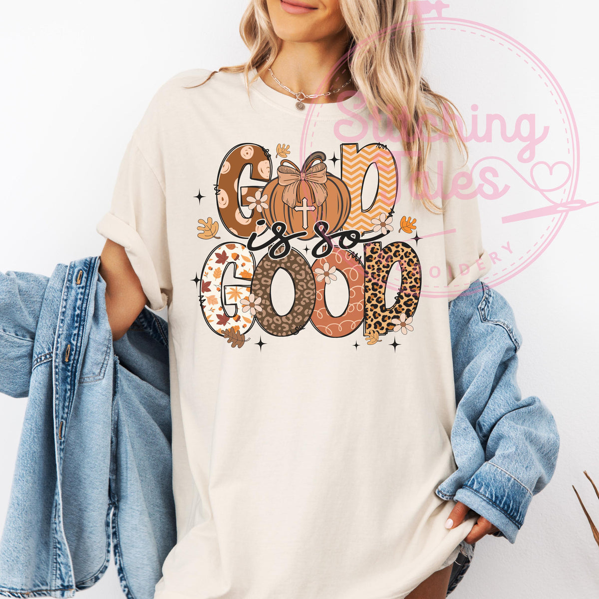 God Is So Good Comfort Colors Tee, Christian Fall Shirt