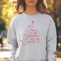 Jesus Is The Reason Sweatshirt, Faith Christmas Tree Crewneck