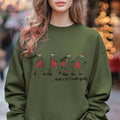 Funny Grinch Sweatshirt, Christmas Humor Top, Holiday Crewneck