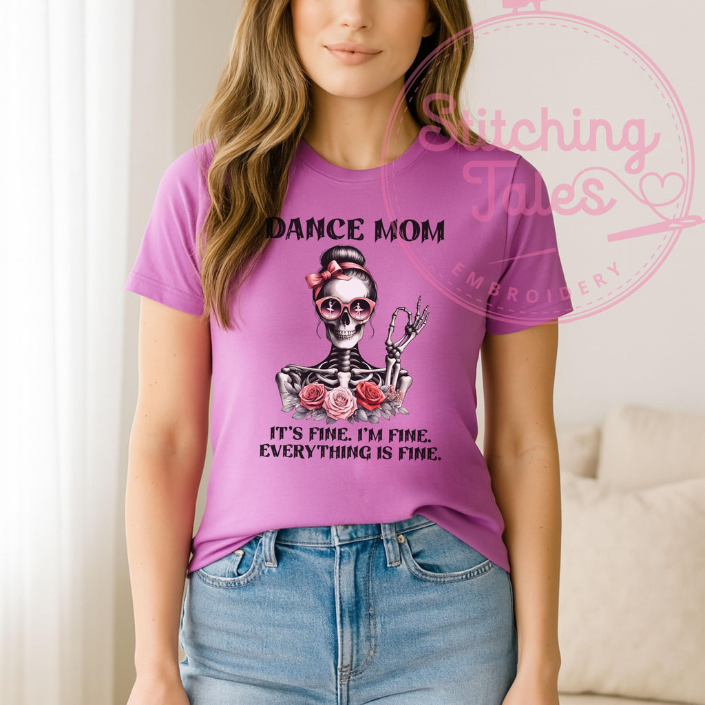 Funny Skeleton Dance Mom Shirt, Recital Mom Gift