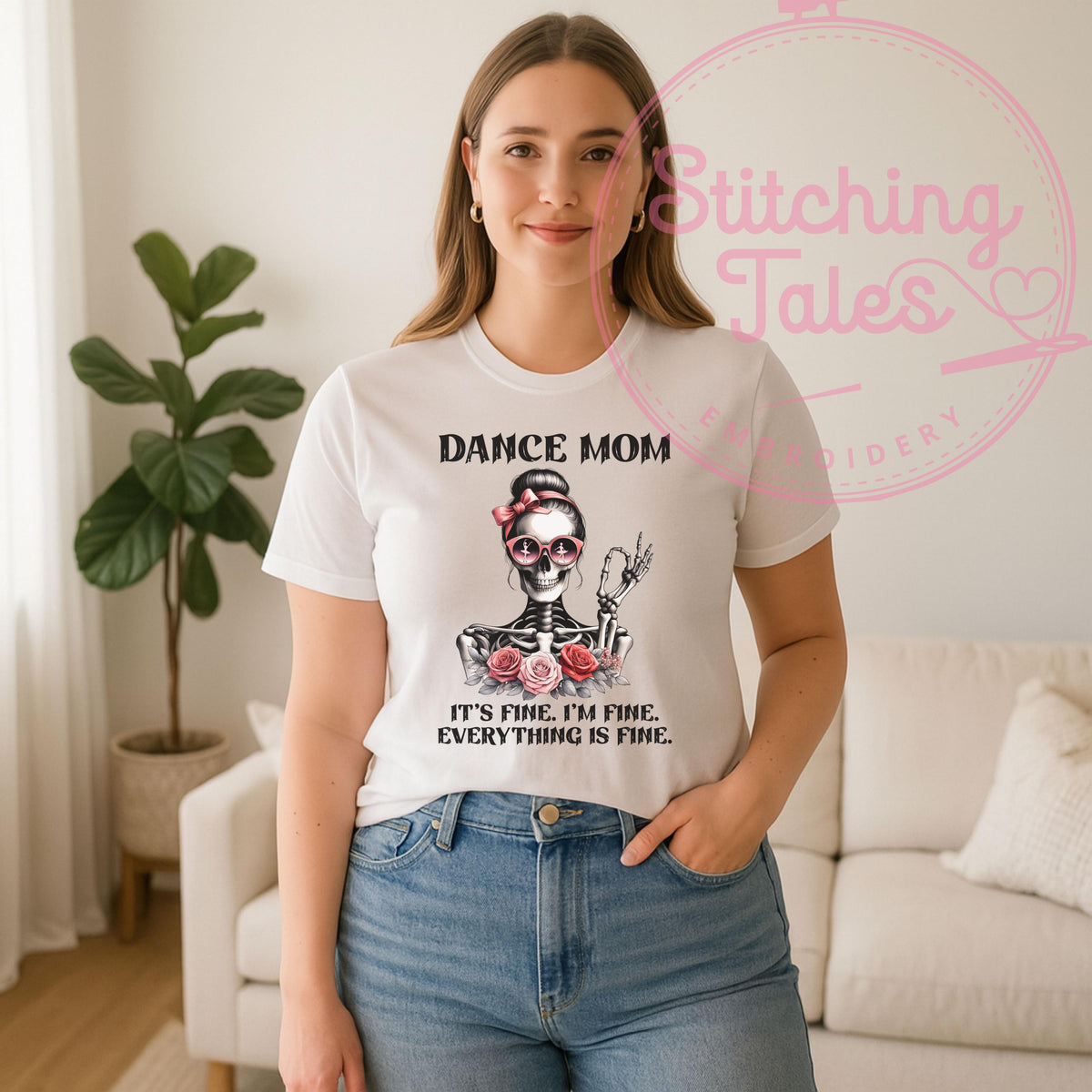 Funny Skeleton Dance Mom Shirt, Recital Mom Gift