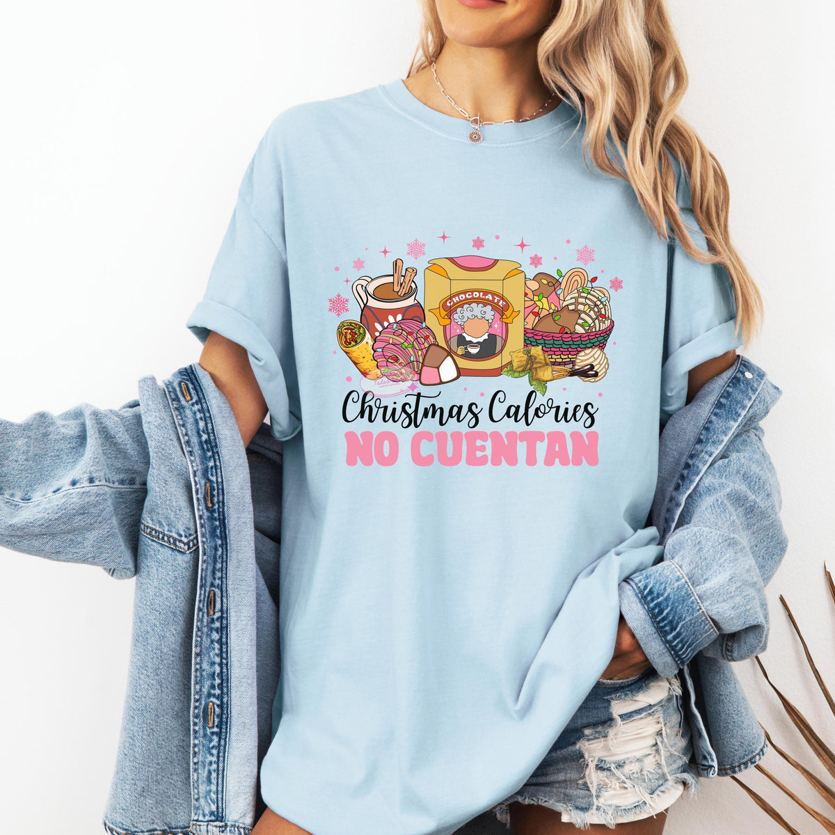 Comfort Colors Christmas Tee, Funny Latino Pan Dulce Shirt