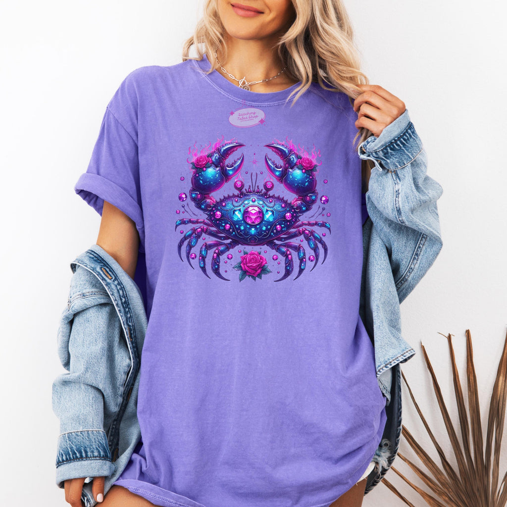 Cancer Zodiac Shirt, Cosmic Crab Tee, Astrology Gift