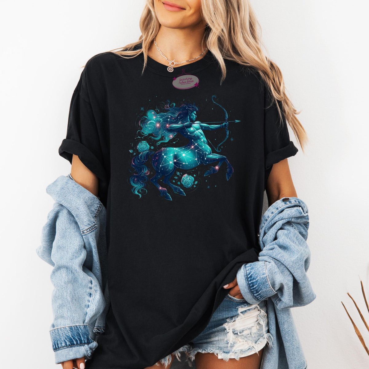 Sagittarius Shirt, Celestial Zodiac Archer Tee, Comfort Colors