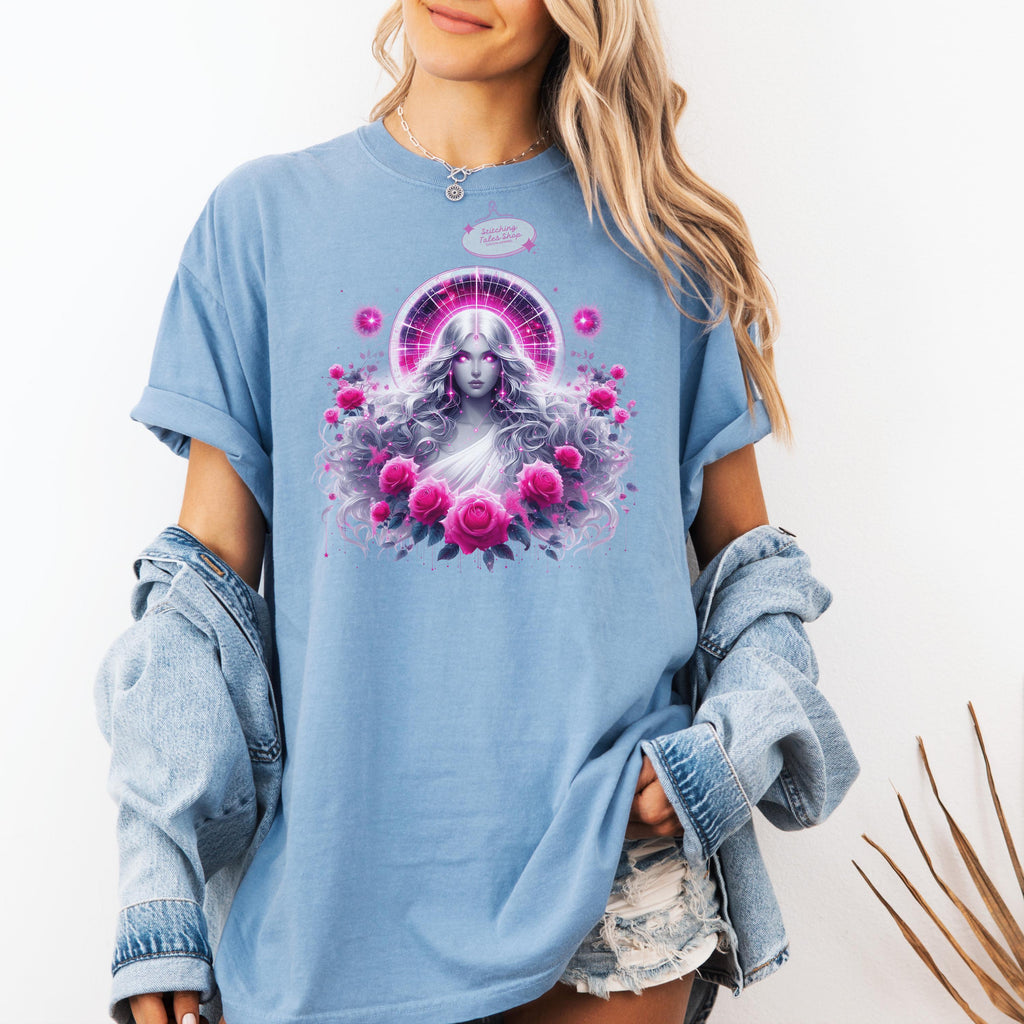 Virgo Shirt, Celestial Goddess, Comfort Colors Zodiac Tee