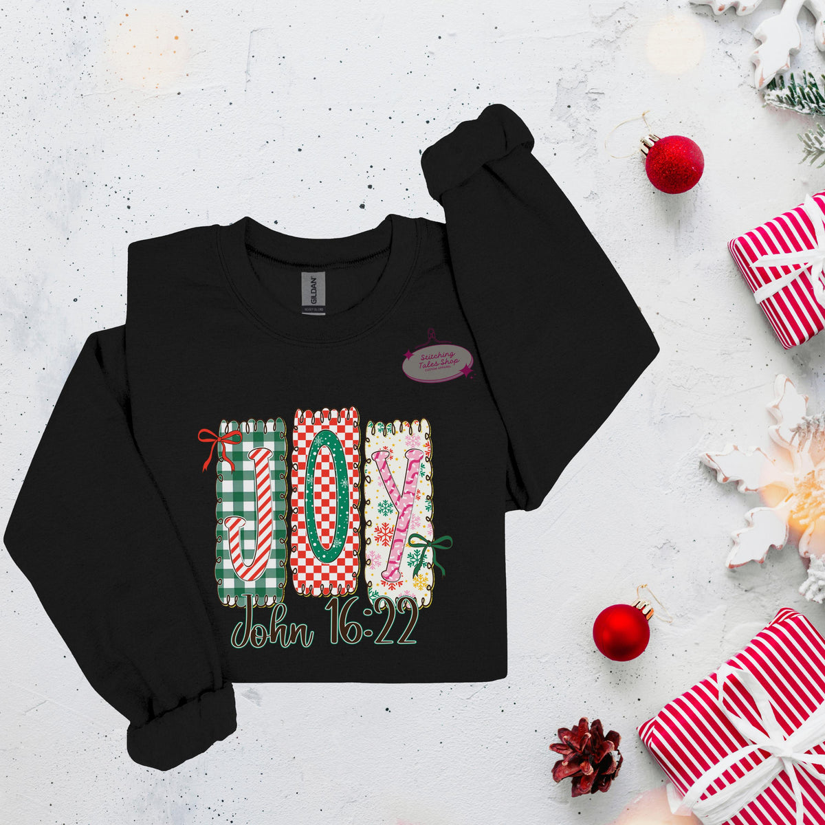 Joy John 16:22 Christmas Shirt, Christian Faith Tee