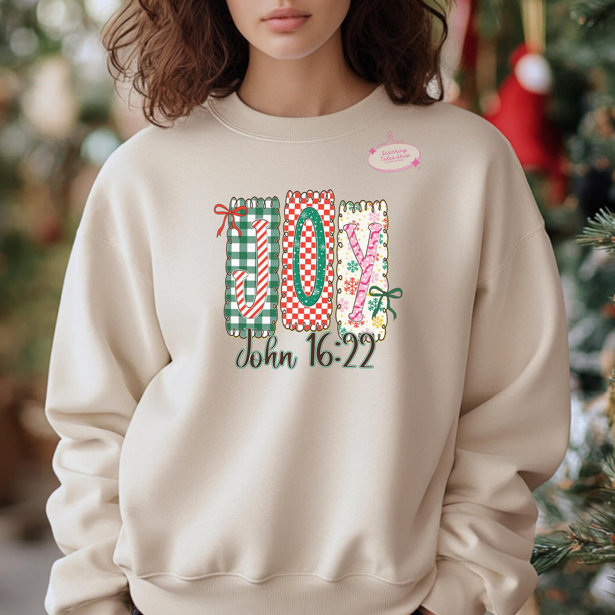 Joy John 16:22 Christmas Shirt, Christian Faith Tee