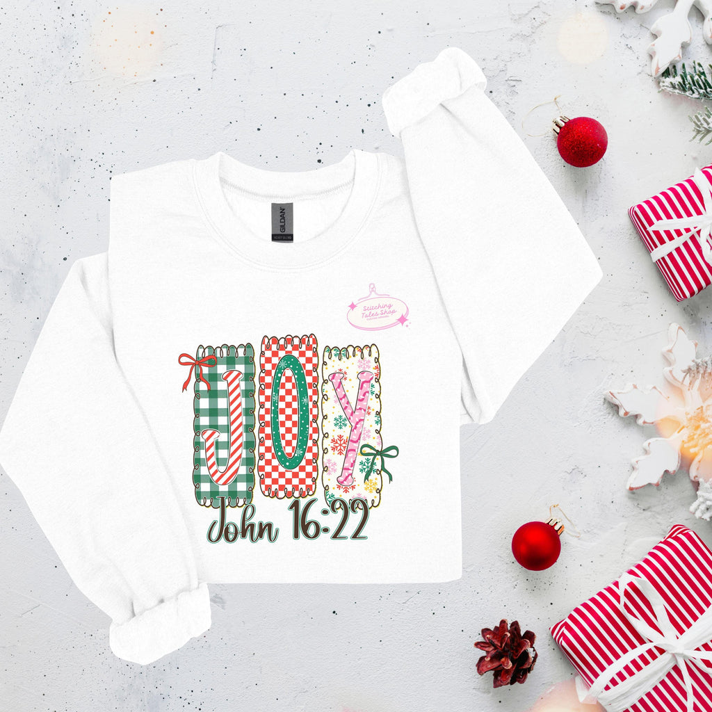 Joy John 16:22 Christmas Shirt, Christian Faith Tee
