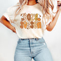 Retro Floral Cozy Season Sweatshirt, Autumn Vibes