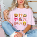 Coquette Christmas Shirt, Mexican Food Tee, Comfort Colors