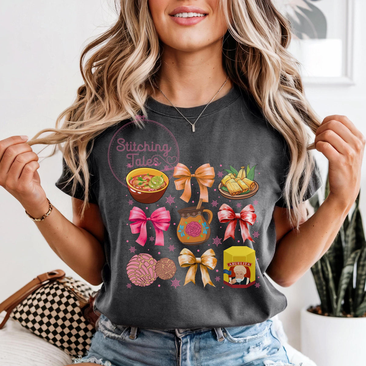 Coquette Christmas Shirt, Mexican Food Tee, Comfort Colors