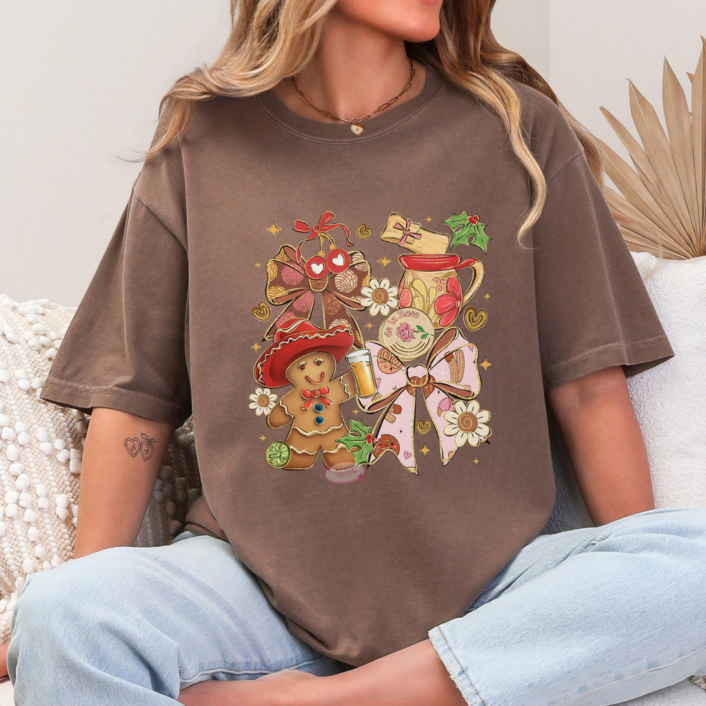 Feliz Navidad Sweatshirt, Gingerbread Cowboy, Latino Christmas