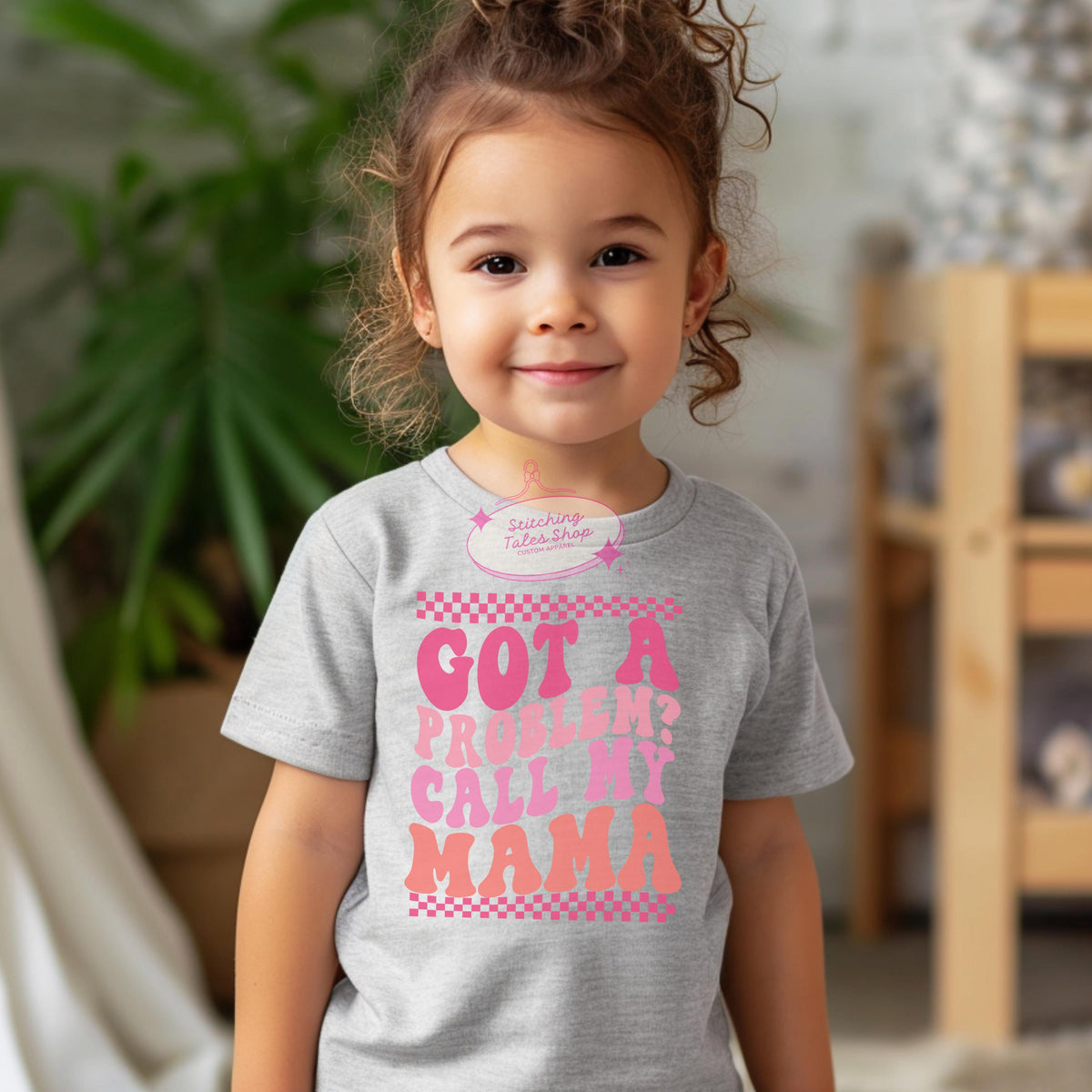 Funny Retro Toddler Shirt, "Call My Mama", Bella Canvas Tee