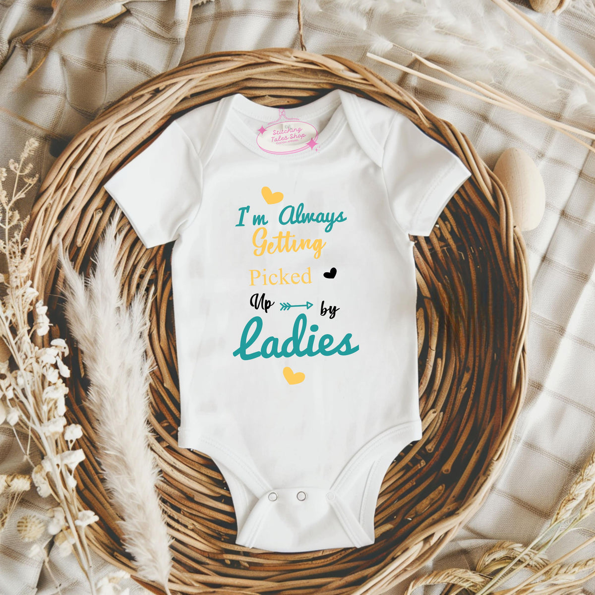 Funny Baby Onesie, I'm Always Getting Picked Up By Ladies