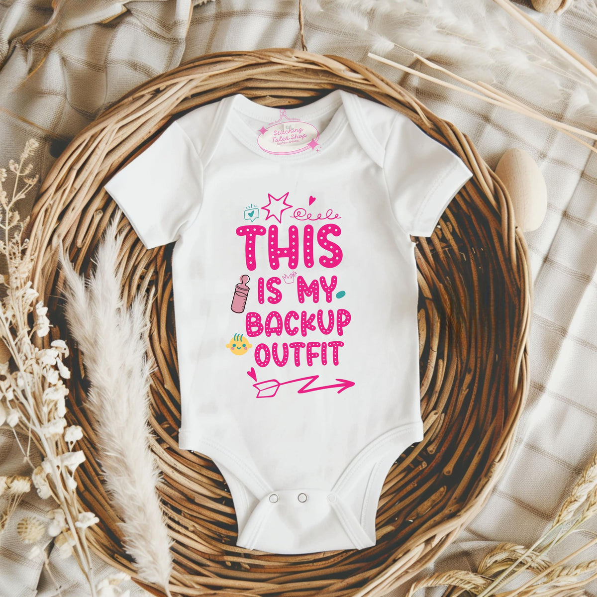 Funny Baby Onesie, This Is My Backup Outfit, Baby Shower Gift