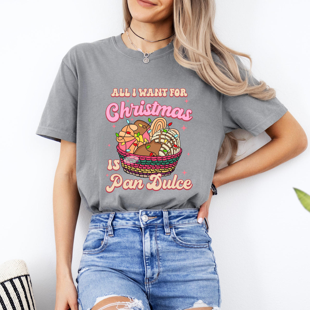 Pan Dulce Christmas Shirt, Latino Holiday, Comfort Colors Tee