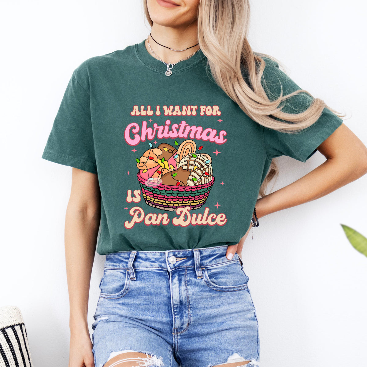 Pan Dulce Christmas Shirt, Latino Holiday, Comfort Colors Tee