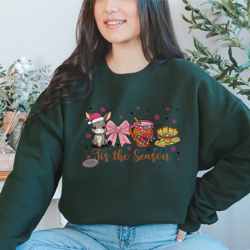 Pink Christmas Tee, Burrito Sabanero, Pan Dulce Navidad