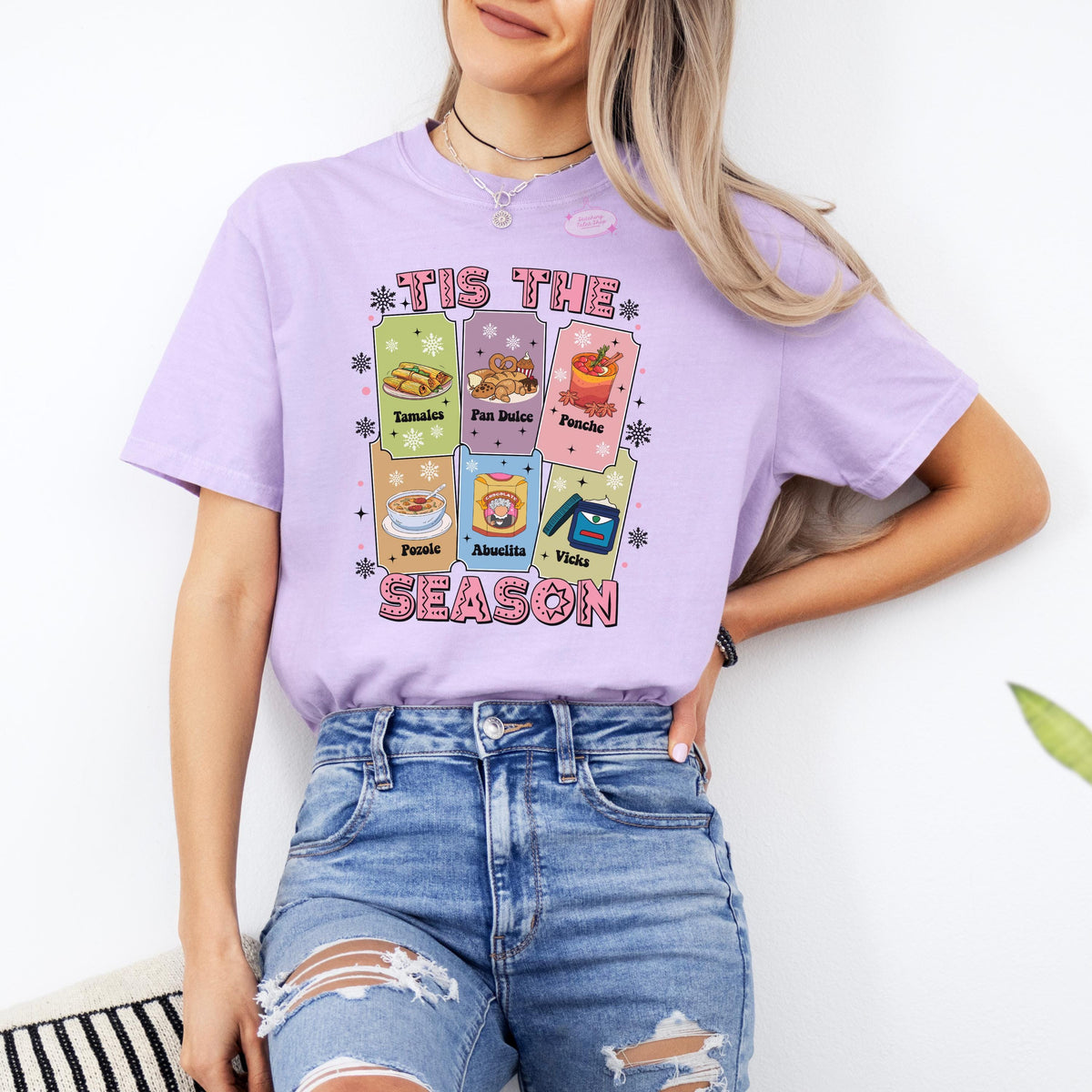 Tis The Season Tamales Sweatshirt, Latino Christmas Crewneck, Abuelita Sweater Gift