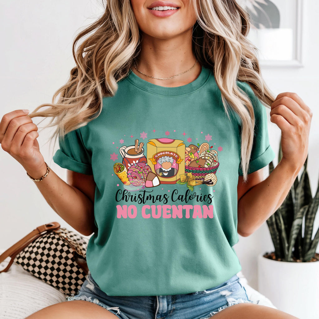 Comfort Colors Christmas Tee, Funny Latino Pan Dulce Shirt