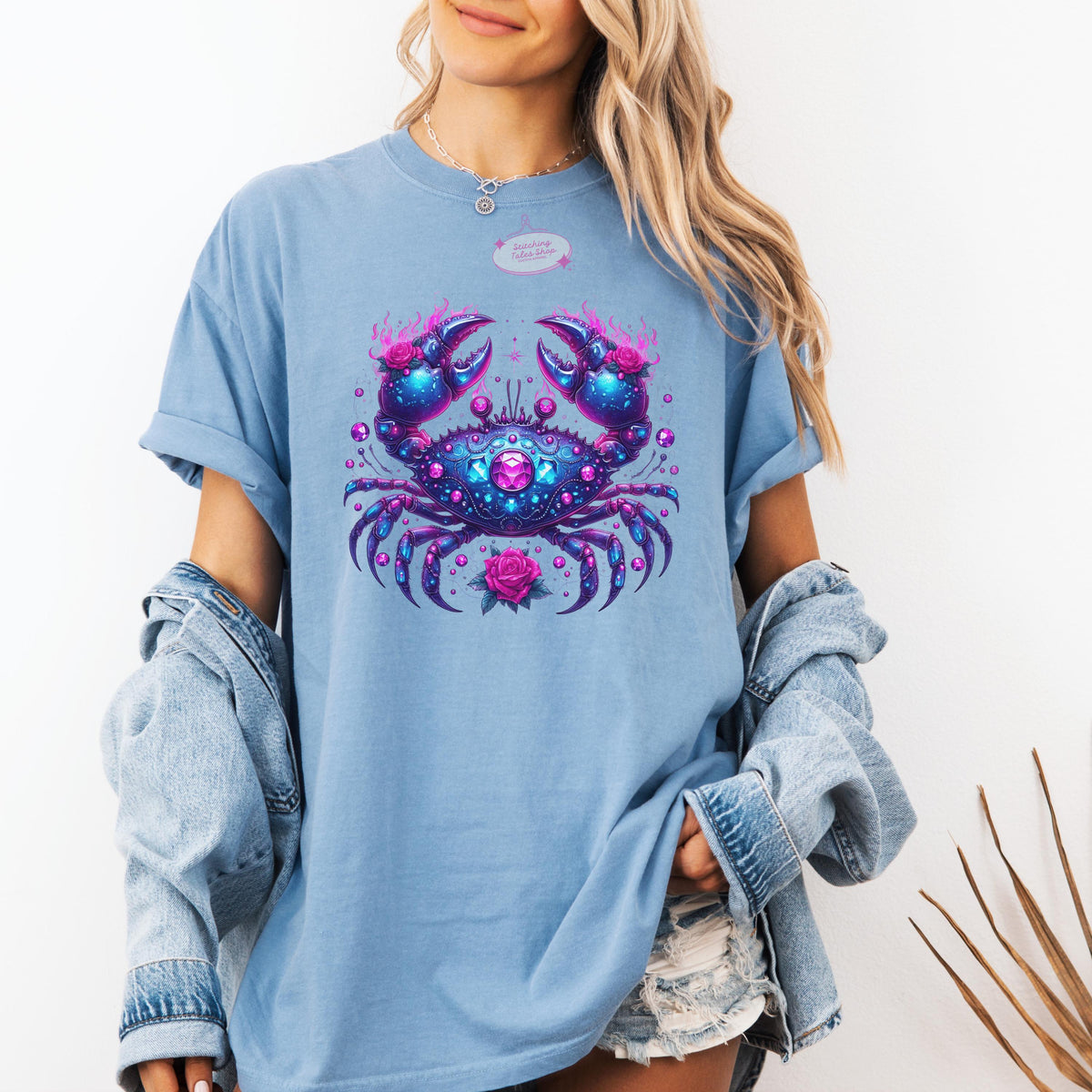 Cancer Zodiac Shirt, Cosmic Crab Tee, Astrology Gift