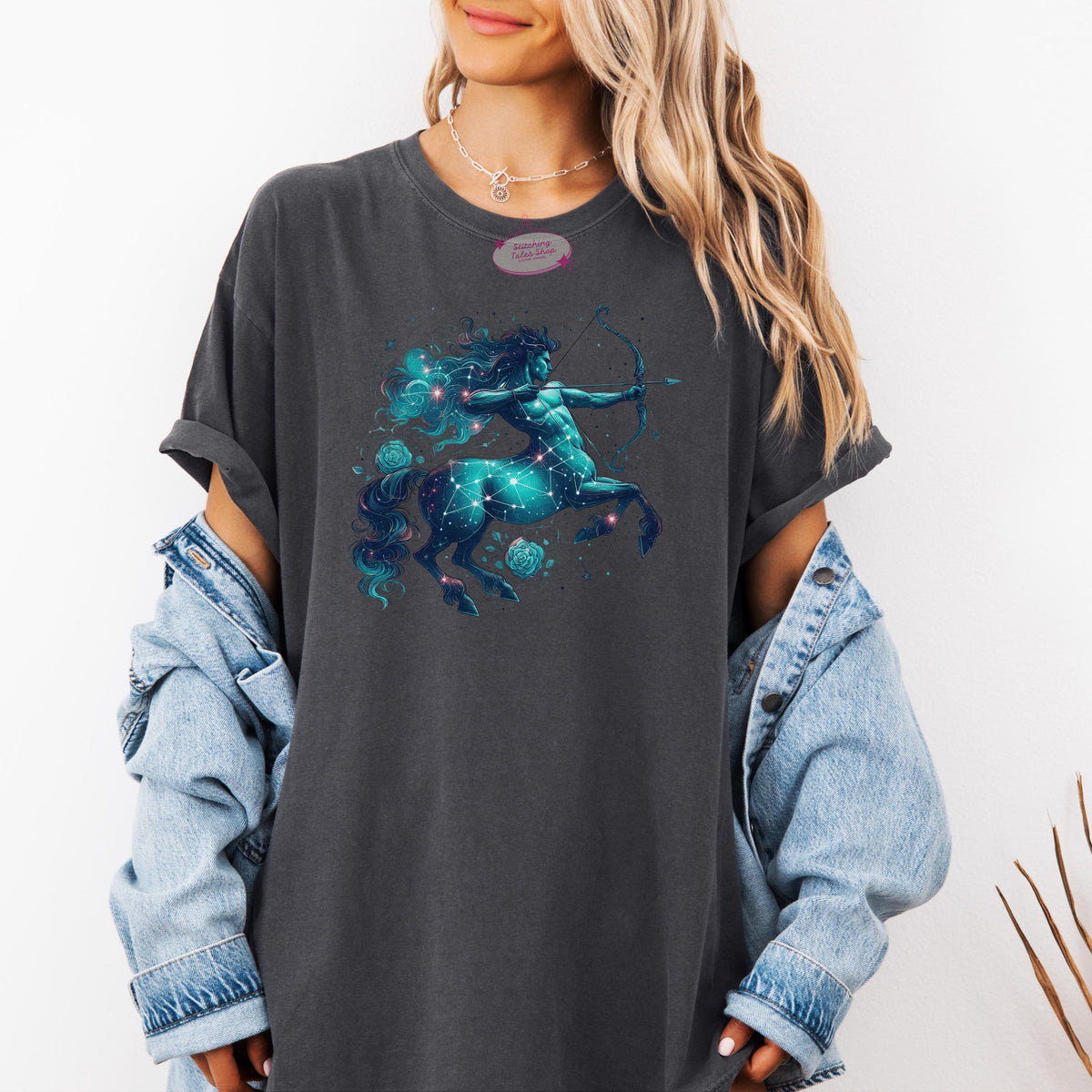 Sagittarius Shirt, Celestial Zodiac Archer Tee, Comfort Colors