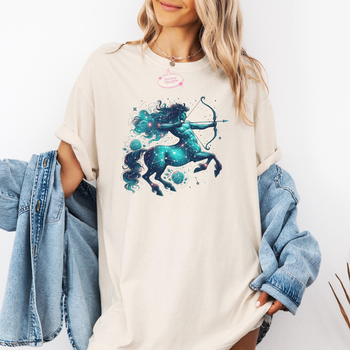 Sagittarius Shirt, Celestial Zodiac Archer Tee, Comfort Colors