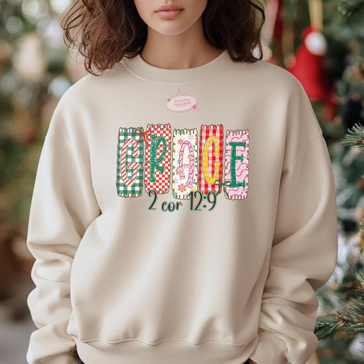 Grace 2 Corinthians 12:9 Shirt, Christian Christmas Gift