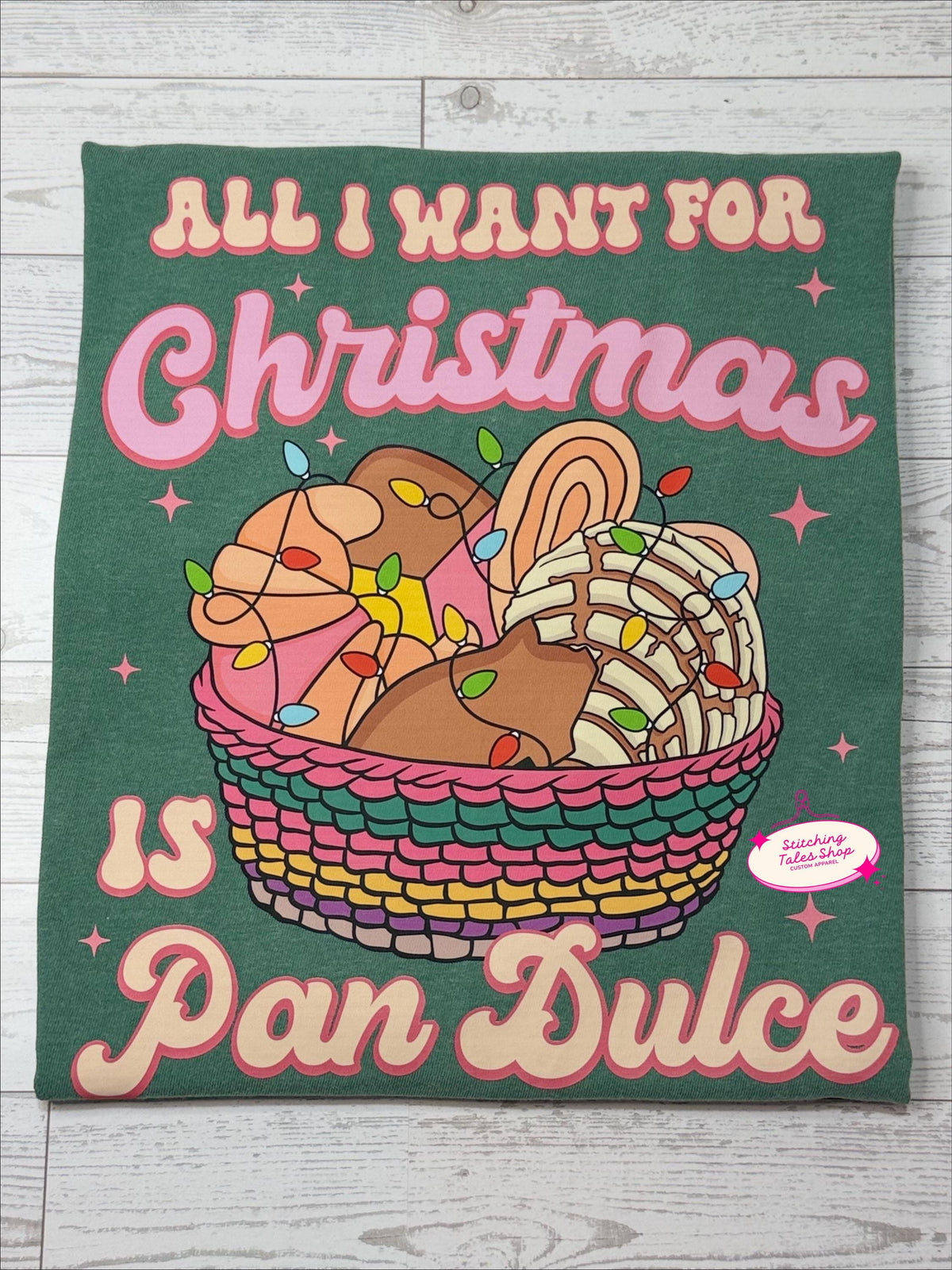 Pan Dulce Christmas Shirt, Latino Holiday, Comfort Colors Tee
