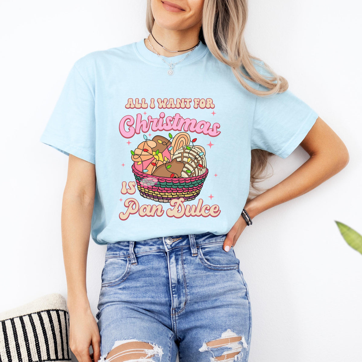 Pan Dulce Christmas Shirt, Latino Holiday, Comfort Colors Tee